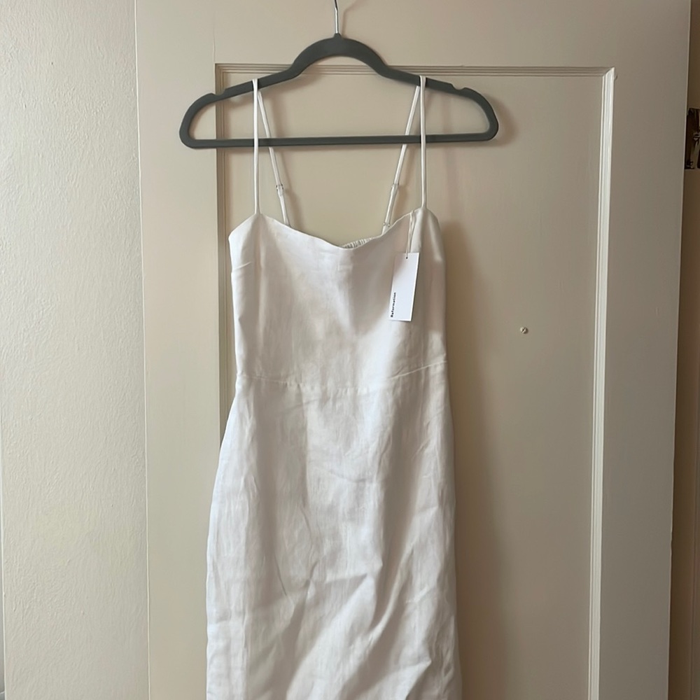 NWT Reformation Frankie Linen Dress